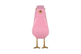 Sculpture Oiseau Rose