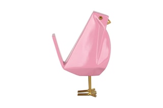 Sculpture Oiseau Rose