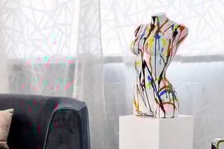 Sculpture Torse de femme Pop Art Blanc