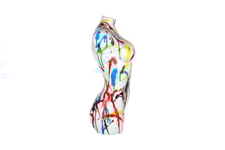 Sculpture Torse de femme Pop Art Blanc