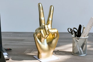 Sculpture en résine Victoire Doré