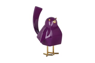 Sculpture Oiseau Violet