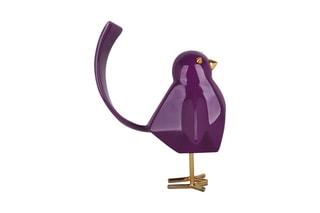 Sculpture Oiseau Violet