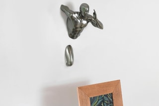 Sculpture en résine Coureur Anthracite