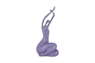 Sculpture Réveil petit 
Violet