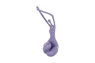 Sculpture Réveil petit 
Violet