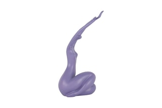 Sculpture Réveil petit 
Violet