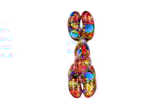 Sculpture Pop Art en résine Chien ballon petit Multicolore