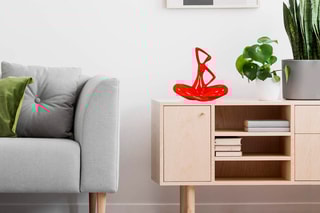 Sculpture en résine Petite évolution - Rouge