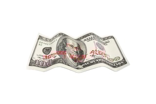 Sculpture en aluminium Money Never Sleep - Gris