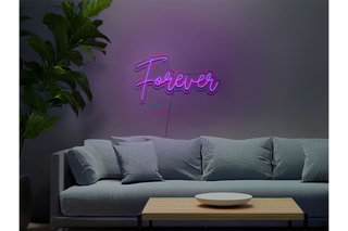 Décoration murale LED Forever - 33 x 60 x 2 cm