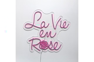 Décoration murale LED La vie en rose - 48 x 50 x 2 cm