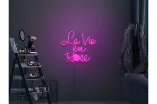 Décoration murale LED La vie en rose - 48 x 50 x 2 cm