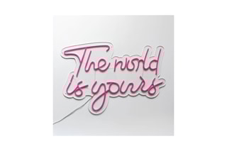 Décoration murale LED The world is yours - 40 x 60 x 2 cm
