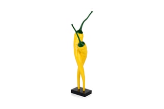 Statuette Peperoncino doppio - 59 x 15 x 12 cm - Jaune