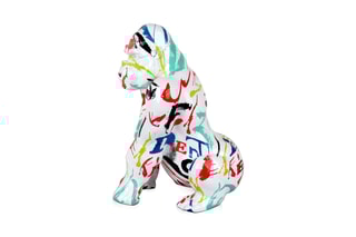 Statuette Orango - 38 x 27 x 25 cm - Blanc