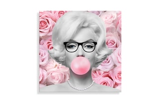 Tableau «Marilyncon Rose» Paolo et Edgar - 30 x 30 x 1 cm