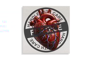 Tableau «Handle with Care» Paolo et Edgar - 30 x 30 x 1 cm