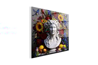 Tableau «Natura morta con Medusa» Paolo et Edgar - 30 x 30 x 1 cm