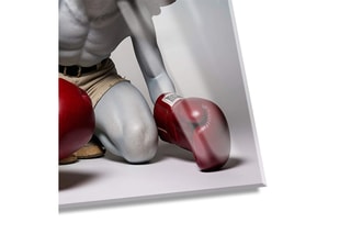 Tableau «Putto Boxeur» Paolo et Edgar - 30 x 30 x 1 cm