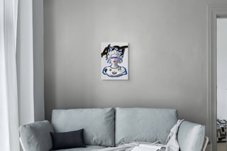 Tableau «Medusa Stilizzata» Paolo et Edgar - 30 x 21,5 x 1 cm