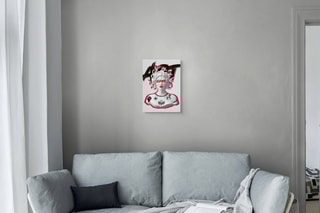 Tableau «Medusa Stilizzata» Paolo et Edgar - 30 x 21,5 x 1 cm
