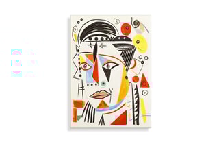 Tableau «Omaggio a Picasso 2» Paolo et Edgar - 30 x 21,5 x 1 cm