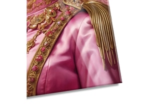 Tableau «Cavallo Imperial Pink Parade» Paolo et Edgar - 30 x 21,5 x 1 cm