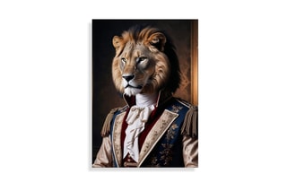 Tableau «Leone Noblesse Parade» Paolo et Edgar - 30 x 21,5 x 1 cm