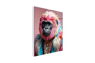 Tableau «Gorilla Peace & Joy Parade» Paolo et Edgar - 30 x 21,5 x 1 cm