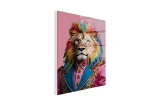 Tableau «Leone Peace & Joy Parade» Paolo et Edgar - 30 x 21,5 x 1 cm