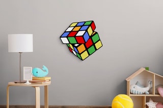 Décoration murale Cubo gioco - 50 x 50 x 1 cm - Rouge et vert
