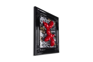 Tableau «Cane palloncino» Paolo et Edgar - 46 x 46 x 5,5 cm