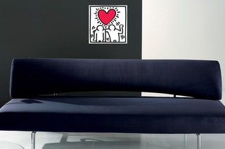 Poster «Untitled, Wedding Invitation» Keith Haring - 20 x 20 cm - Blanc