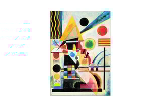 Poster «Ondeggiamento, 1925» Vassily Kandinsky - 70 x 100 cm - Blanc