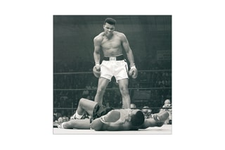 Poster Mohamed Ali et Sonny Liston - 27 x 27 cm - Noir