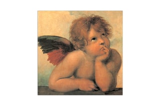 Poster «Cherubini» Raffaello - 30 x 30 cm - Beige et noir