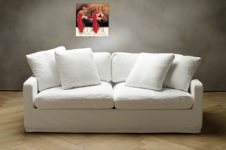 Poster «Velvet Shoes» Kitty Meijering - 30 x 30 cm - Rouge