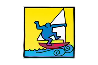 Tableau «Untitled 1987» Keith Haring - 40 x 40 cm