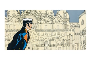 Tableau Corto Maltese Hugo Pratt - 50 x 25 cm