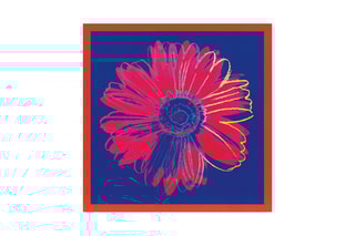 Tableau «Daisy, C.1982» Andy Warhol - 35 x 35 cm