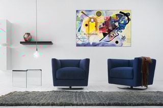 Tableau “Gelb-Rot-Blau” Kandinsky - 75 x 50 cm