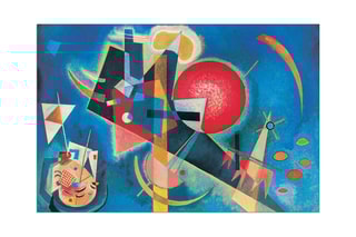 Tableau “Im Blau” Kandinsky - 75 x 50 cm