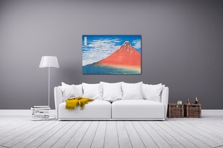 Tableau “Der Fujiama” Hokusai - 75 x 50 cm