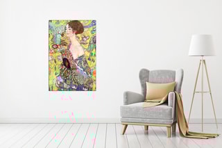 Tableau “Lady with fan” Klimt Gustav - 50 x 75 cm