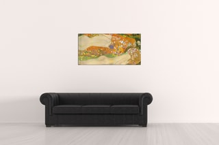 Tableau «Water snakes (friends) II» Klimt Gustav - 50 x 100 cm