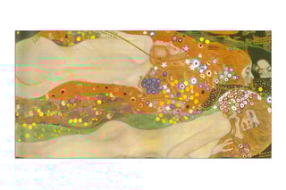 Tableau «Water snakes (friends) II» Klimt Gustav - 50 x 100 cm