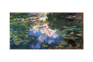 Tableau «Water Lilies III» Claude Monet - 50 x 100 cm