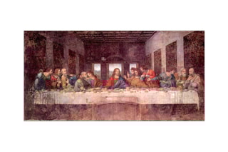 Tableau «The Last Supper» Léonard de Vinci - 50 x 100 cm