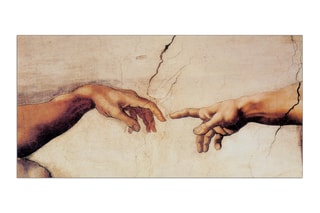 Tableau «La Creazione Di Adamo» Michelangelo Buonarroti - 100 x 50 cm